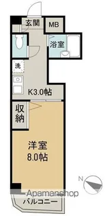 第3エスパース【301号室】の間取り
