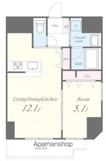 HUS DE SUCRE【4階】の間取り