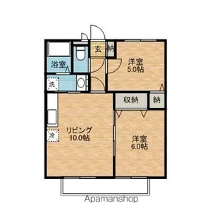 サンガーデン小野【C202号室】の間取り