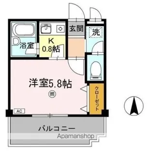 アルカディア【1階】の間取り