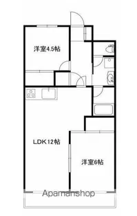 渋谷コート3号館【7階】の間取り
