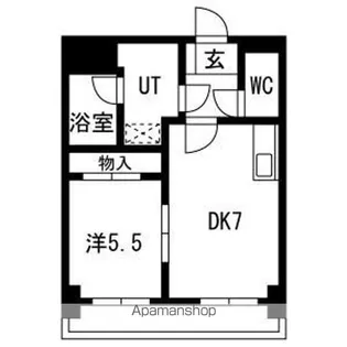 サンローズ本町【5階】の間取り