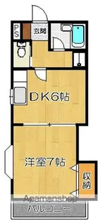 サンシャイン相原Ⅱ【207号室】の間取り