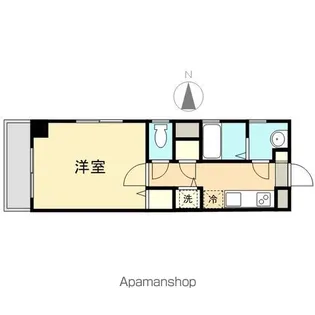 ベルメゾンルミエール【501号室】の間取り