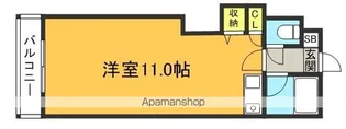 セレーブル平和【405号室】の間取り