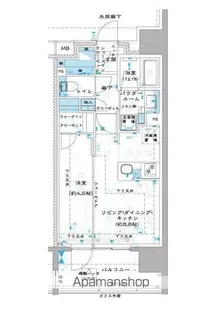 オーパスレジデンス中板橋【3階】の間取り