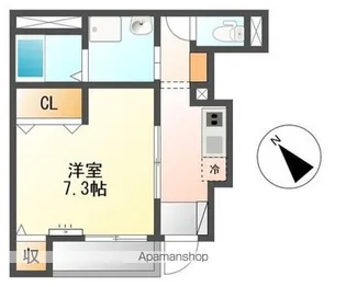 Grandrich EX【103号室】の間取り