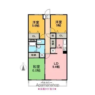 メゾン・ドゥ・マレーラ【1階】の間取り