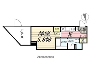 BPRレジデンス代々木【1階】の間取り