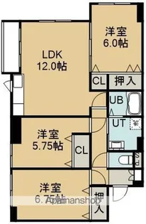 SITE EF(サイトエフ)【3階】の間取り