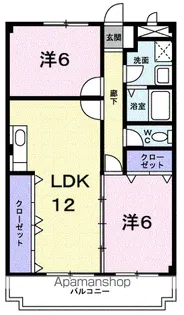 ウエストコートTANIGAMI【4階】の間取り