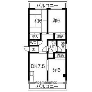 第3GSビル【3階】の間取り