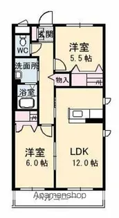 トリニティコート B棟【3階】の間取り