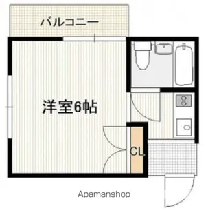クラバウターマン(旧 Uビル)【4階】の間取り