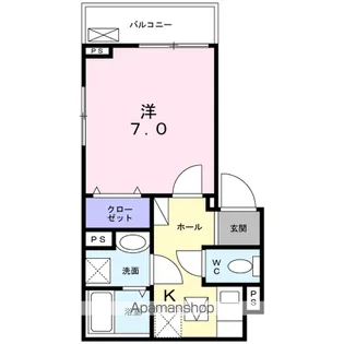 グランデパール 北小岩【1階】の間取り
