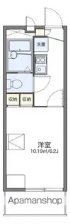 レオパレスFELIX【104号室】の間取り