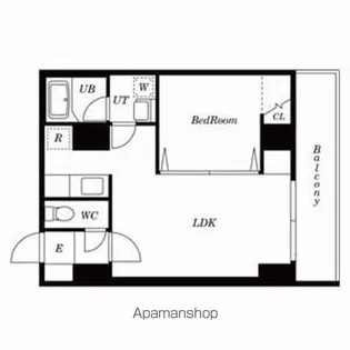 CORB(コルブ)【603号室号室】の間取り