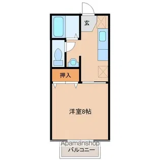 トゥインクルコート文化町11番館【1階】の間取り