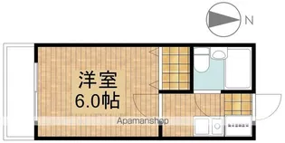睦町ハイツ【2階】の間取り