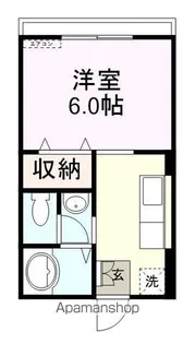 エレガンスヒルズB【208号室】の間取り