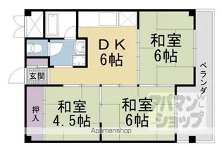 第二ロイヤルハイツ和田【303号室】の間取り