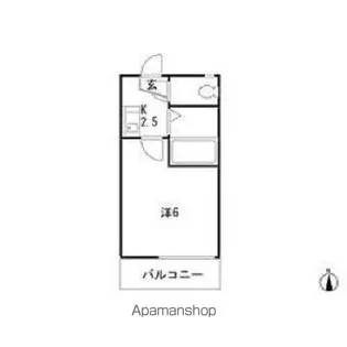 フォレスト弐番館【2階】の間取り