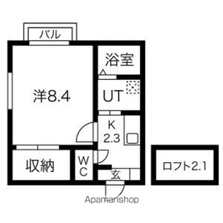 オリーブ【1階】の間取り