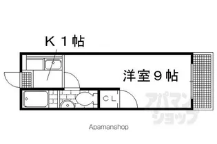コーポミナミ【105号室】の間取り