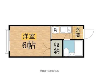 アルテミス北野【203号室】の間取り