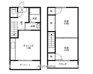 光コーポ【G号室】の間取り