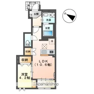 千葉県市原市五井中央東2丁目【アパート】の間取り