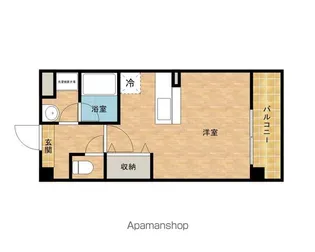 りんくうアドミラブル【1階】の間取り
