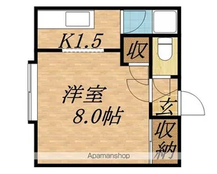 ラ・フェリア【107号室】の間取り