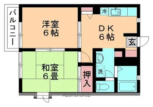 ドリームスクエアA【201号室】の間取り