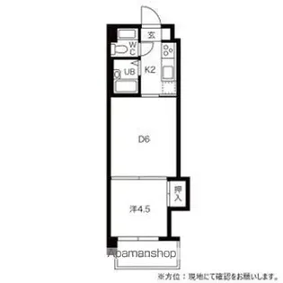 サングローリー【87号室】の間取り