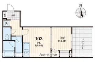 メゾンボヌール【1階】の間取り