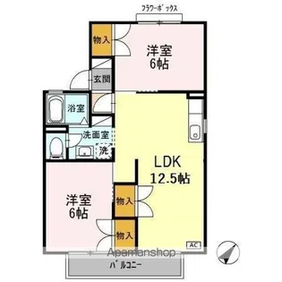 アプト・S B【1階】の間取り