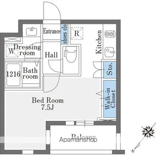LA DOUCEUR巣鴨EAST【4階】の間取り