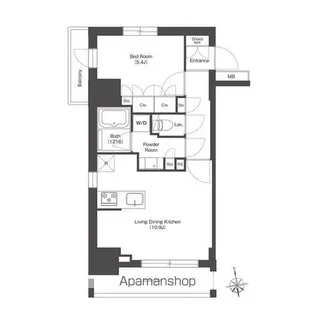 東京都墨田区八広4丁目【マンション】の間取り