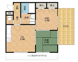 プチメゾンヒルマ【3階】の間取り