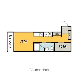 MOOREA伴東【301号室】の間取り
