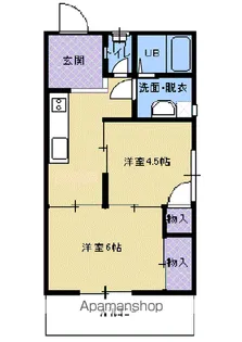 アスピアA【2階】の間取り