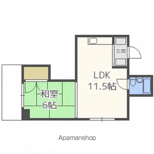 けいほくビレッジ【4階】の間取り