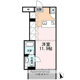 カスタリア目黒長者丸【2階】の間取り