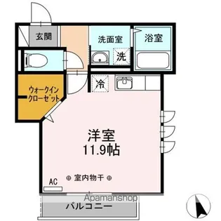 グランディール 三河【3階】の間取り