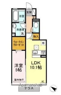 ベル フルール【1階】の間取り