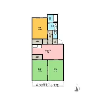 第3桂マンション【102号室】の間取り