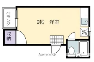 サンライズ中央【104号室号室】の間取り