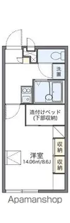 レオパレスドゥマン姉崎【2階】の間取り