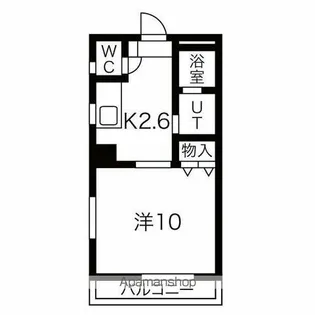 パティオAS【301号室】の間取り